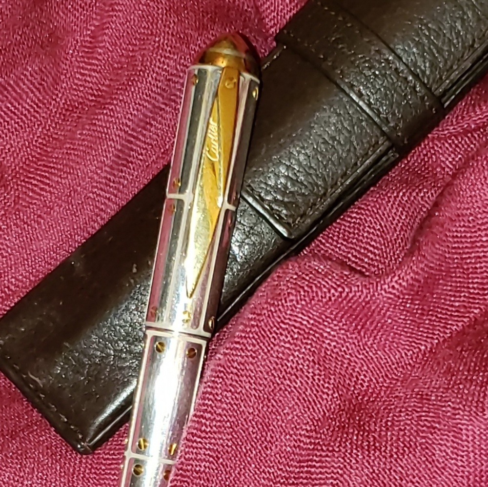 AUTHENTIC ;; Cartier Limited Edition Ballpoint Pen - Picture 2 of 7